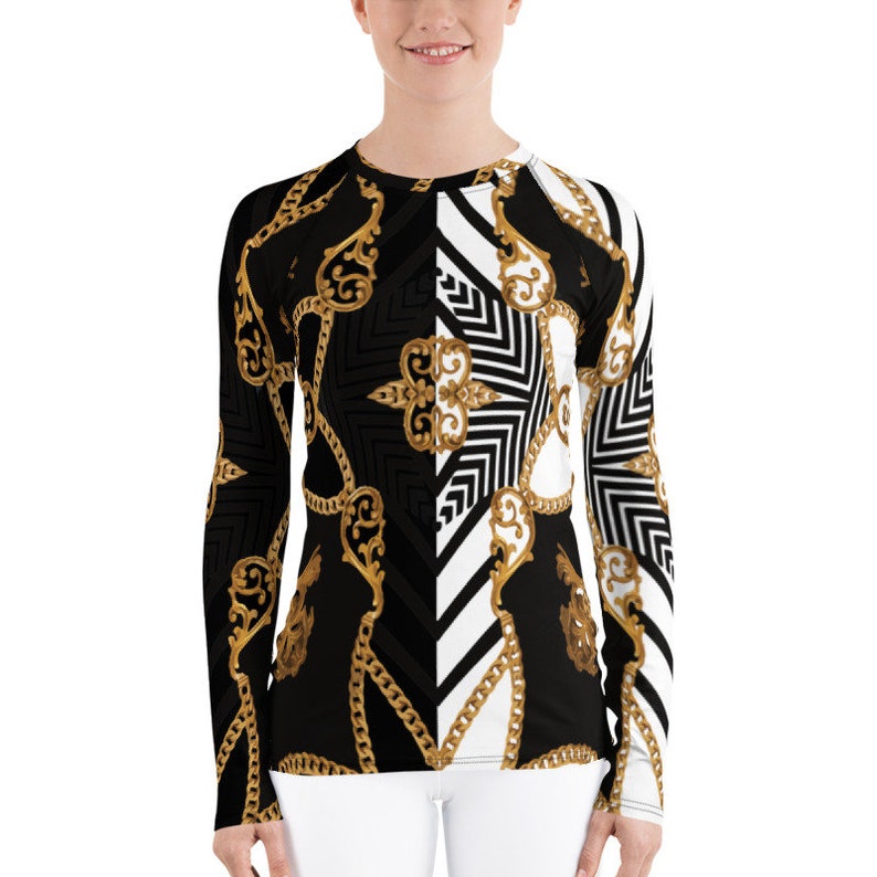 Women's Rash Guard workout clothes fitness running Etsy