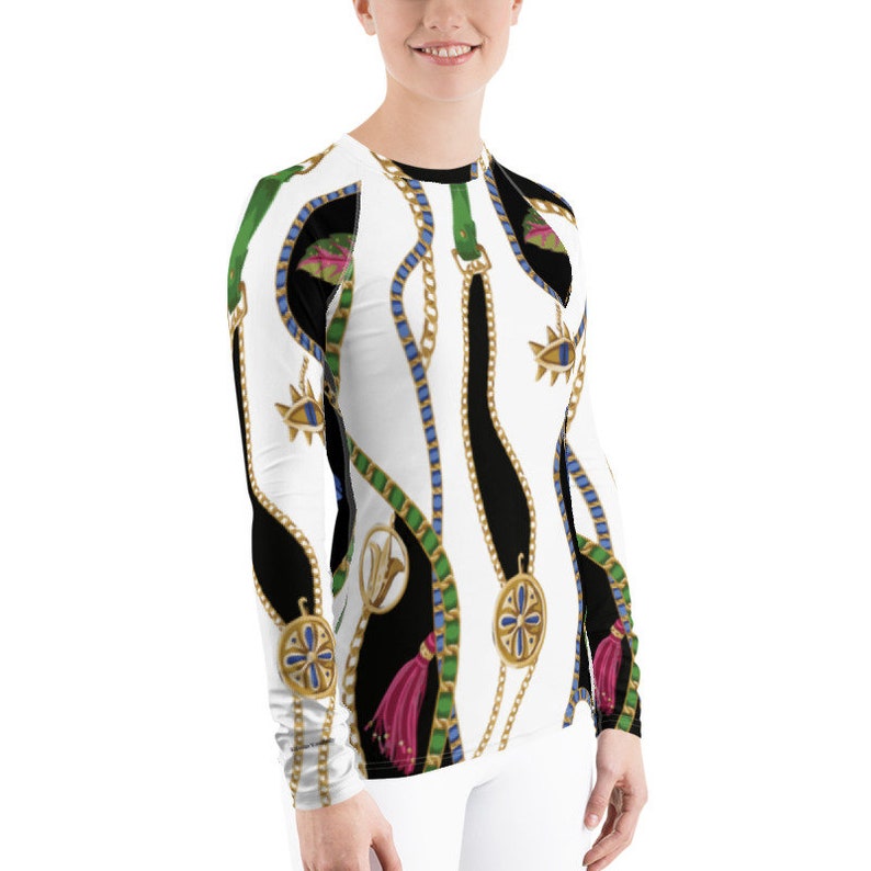Women's Rash Guard Workout Clothes Fitness Running Etsy