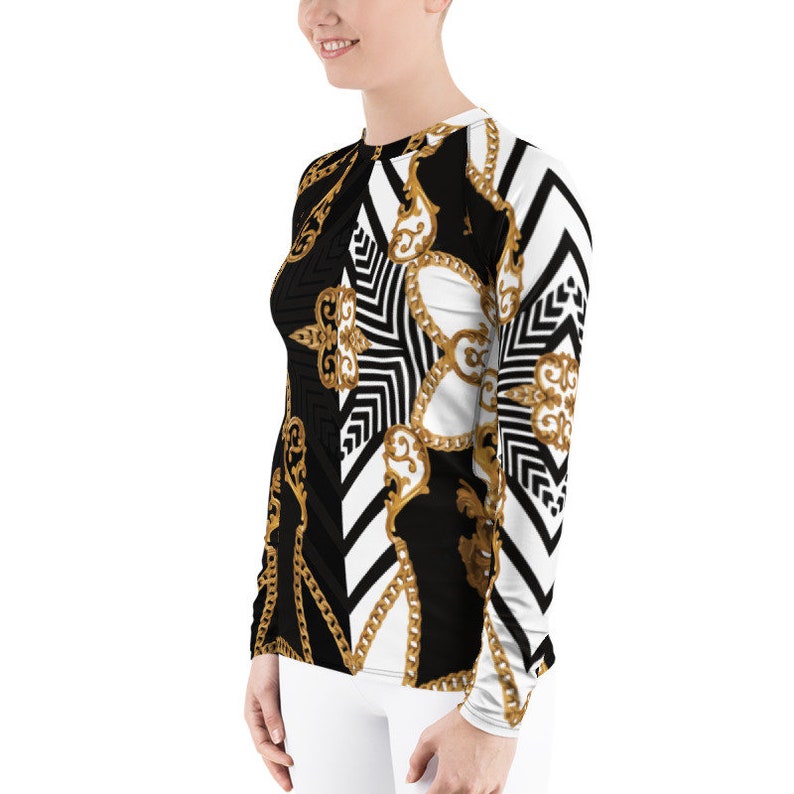 Women's Rash Guard workout clothes fitness running Etsy