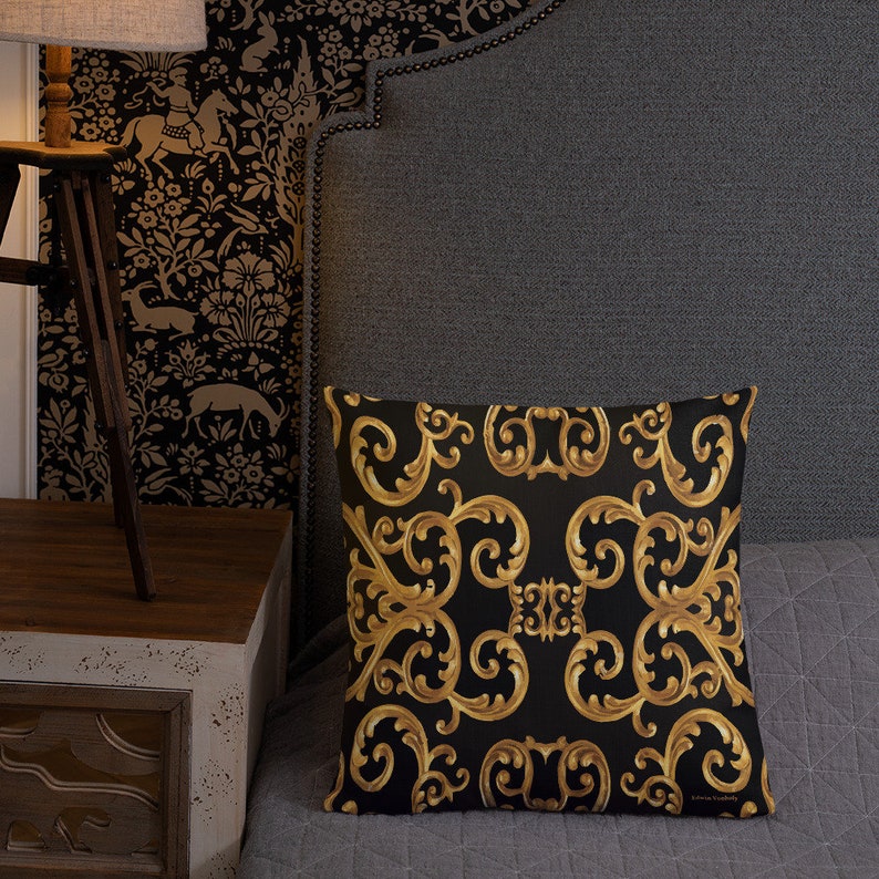 Pillow Case With Stuffing Size 18 X 18 Throw Pillow Pillow Etsy