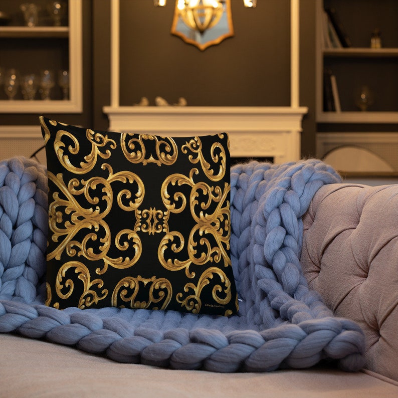 Pillow Case With Stuffing Size 18 X 18 Throw Pillow Pillow Etsy