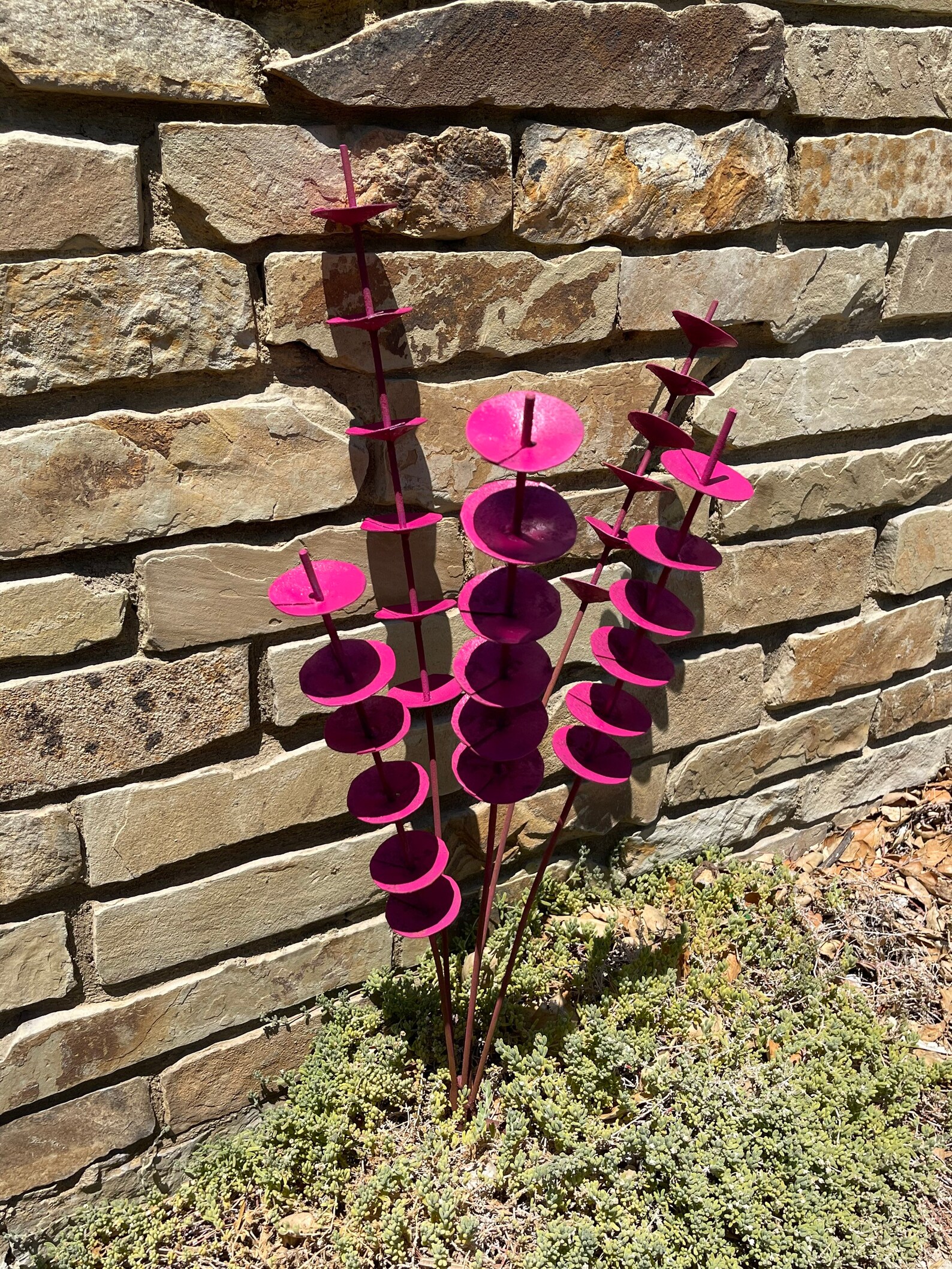 Metal garden stake. Yard art. Steel sculpture. Outdoor decor. Etsy