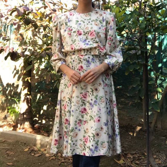 クーポン デイビッドマイスター レディース ワンピース Floral Print Long Sleeve Dress あす楽15時まで レディースファッション ドレス Repertoiremag Com