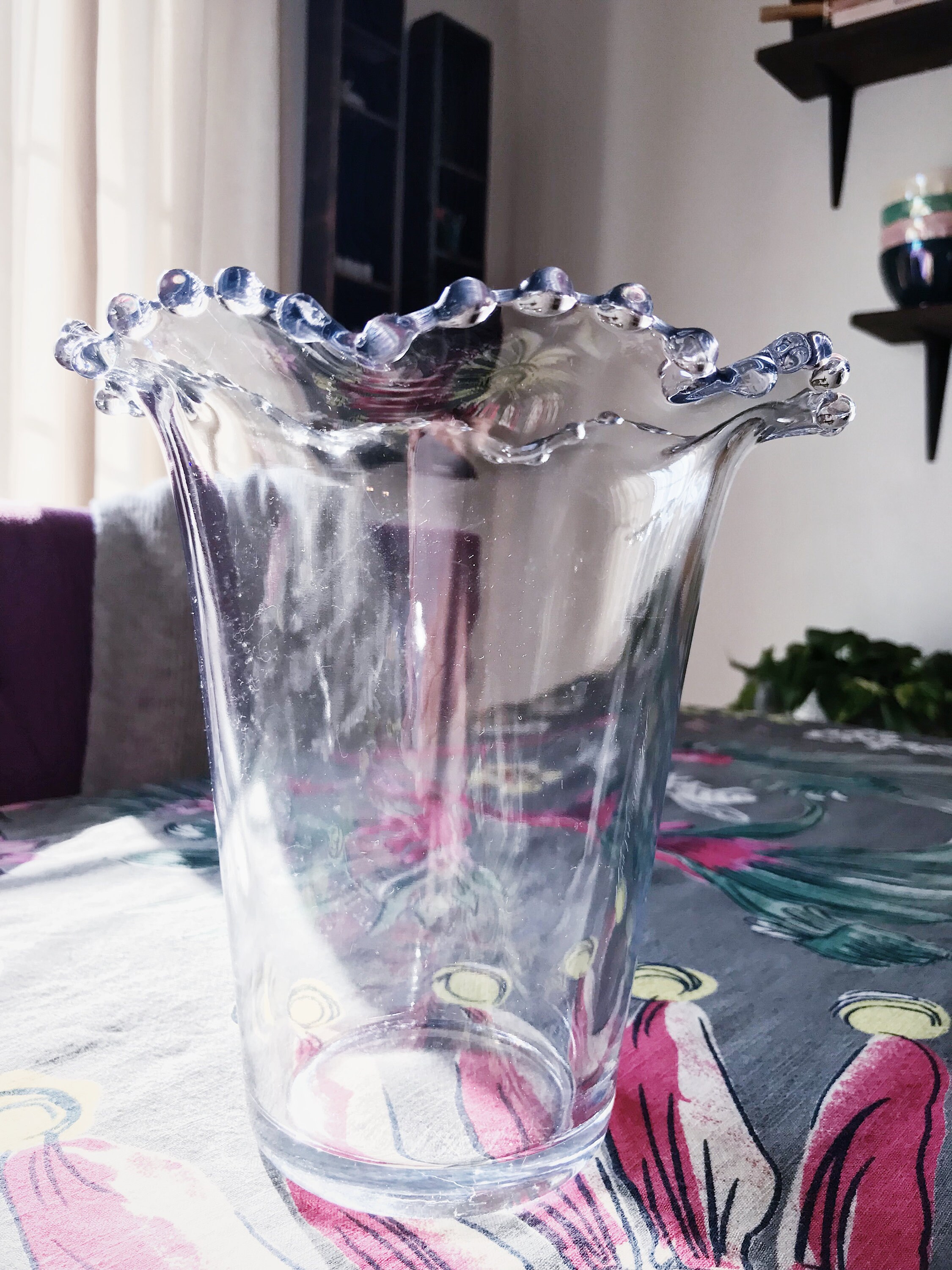 Vintage Candlewick Vase By Imperial Glass Ohio 400 143c Clear Etsy