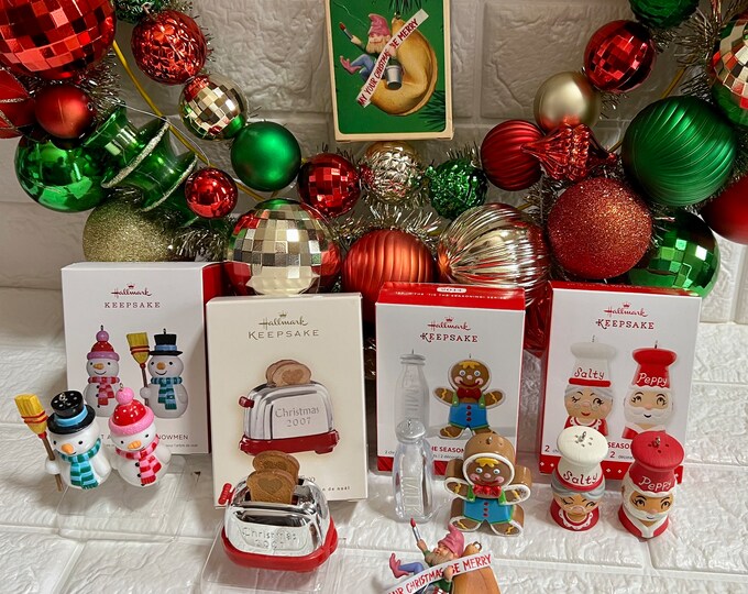 Vintage Hallmark Christmas Ornaments - Etsy
