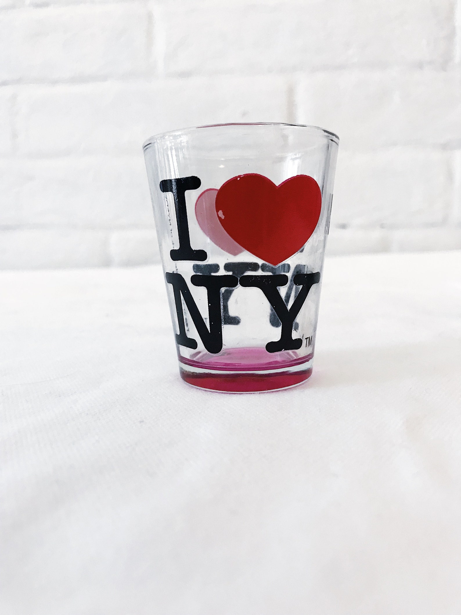 Vintage I Heart New York Shot Glass New York City Souvenir I Etsy