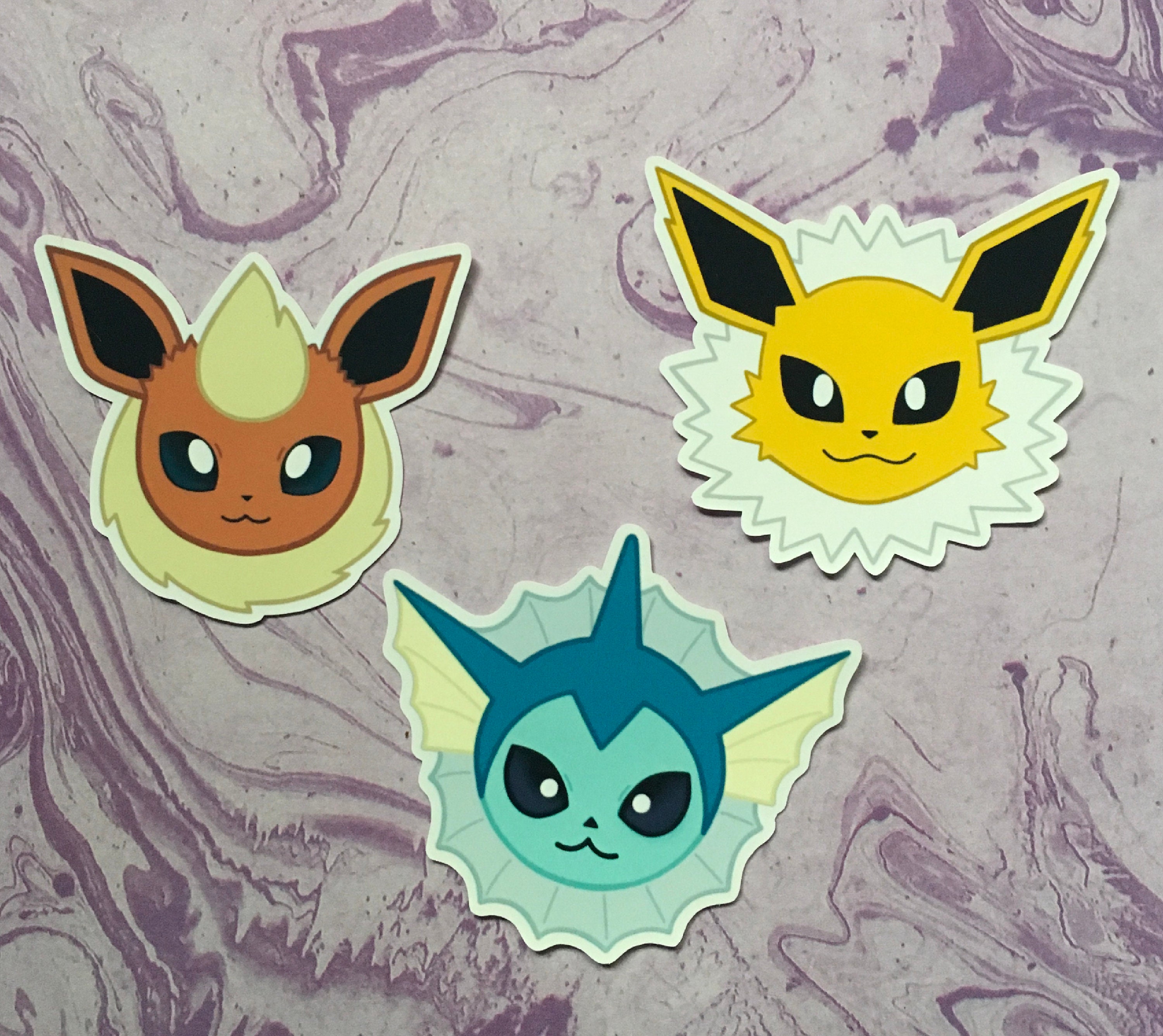 Eevee Evolution Witch Glossy Sticker Collection – Victoria Eng