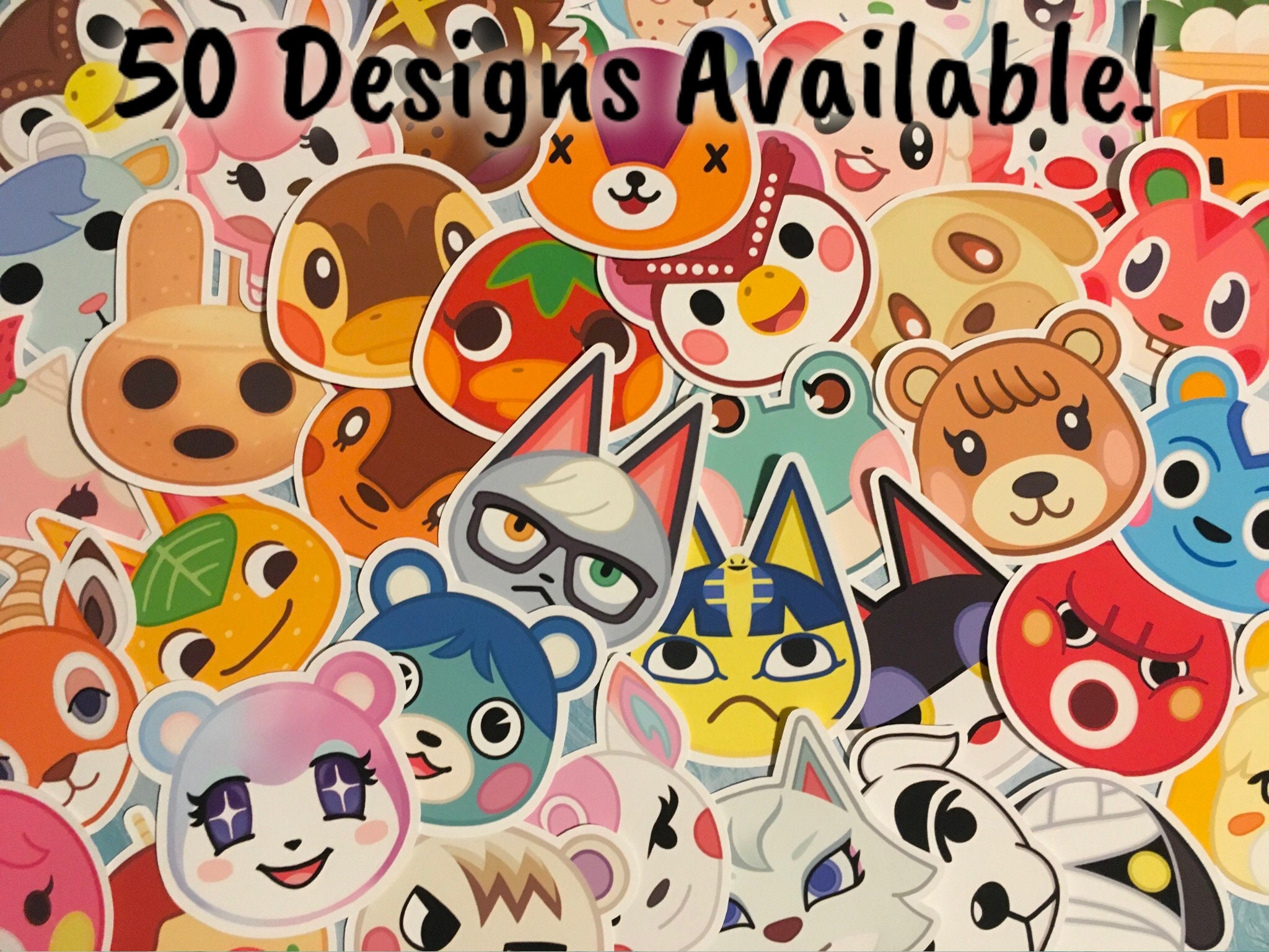 Animal Crossing Stickers Cute 2 Inch Stickers. New Etsy