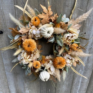 Fall Wreath, Autumn Wreath, Fall Decor, Front Door Wreath, Autumn Deor