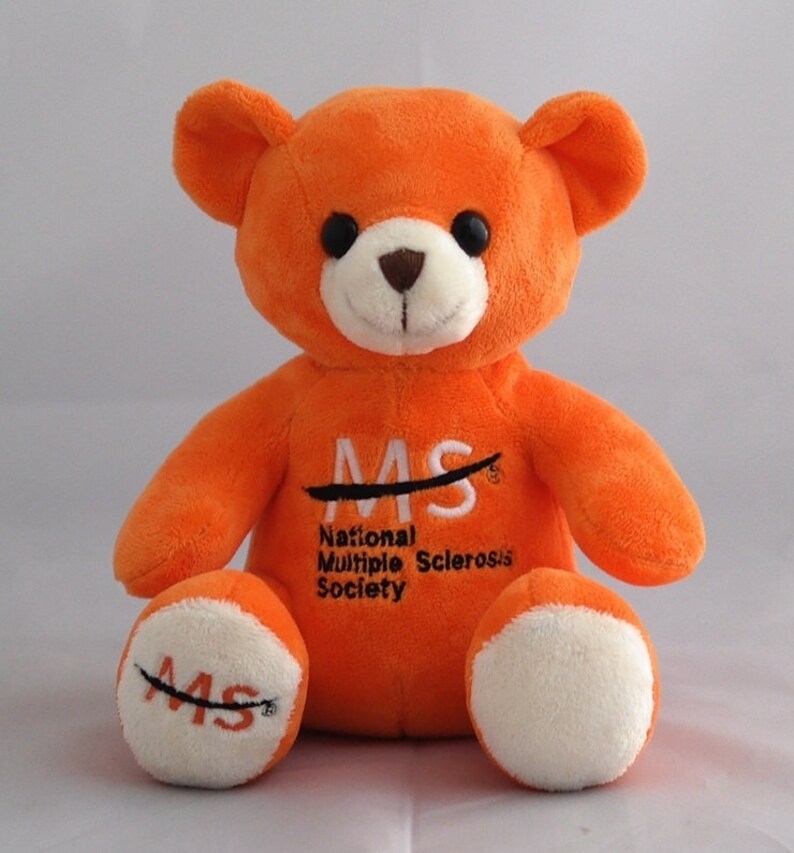 small orange teddy bear