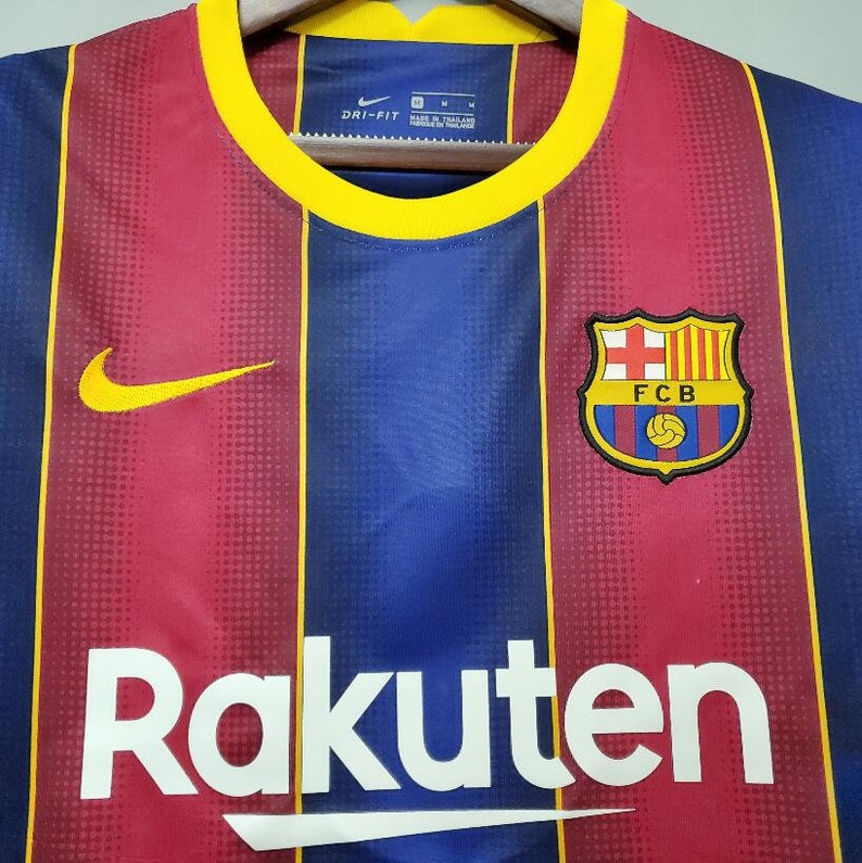 FC BARCELONA 20-21 Home Soccer Jersey | Etsy