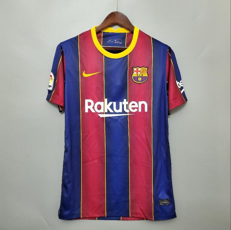 FC BARCELONA 20-21 Home Soccer Jersey | Etsy
