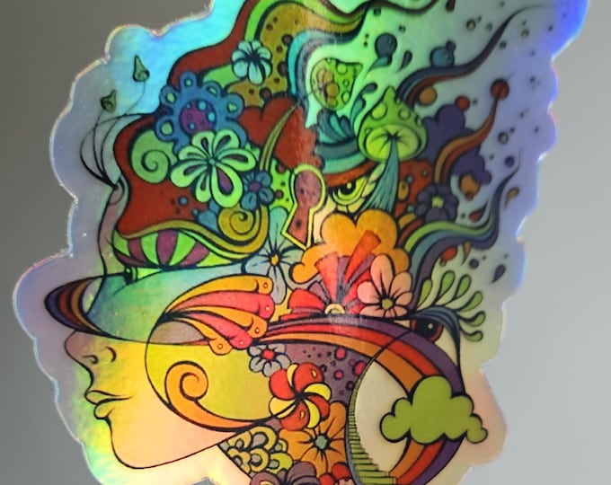 Phish Sticker: The Strangest of Places | Book Cover Art (Holographic)