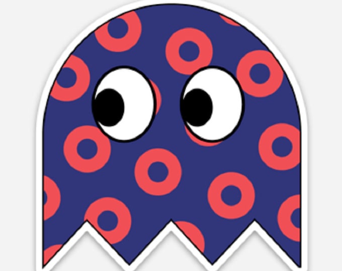 Phish Sticker: Fishman Donuts | Ghost (Small)