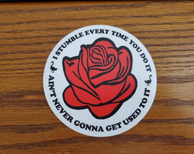 Goose Sticker: Garden Rose | Arcadia