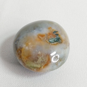 Small Ocean Jasper Palm Stone - 681 -Nurturing Crystal (1-1/4&quot;)