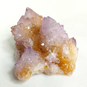 Spirit Quartz  - 054 -Amethyst Spirit Quartz Cluster, Very Sparkly, Frosty, Purple Spirit Quartz, Beautiful Points, Fast Shipping, Gift Idea