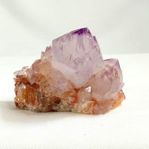 Spirit Quartz  - 051 -Amethyst Spirit Quartz Cluster, Very Sparkly, Frosty, Purple Spirit Quartz, Beautiful Points, Fast Shipping, Gift Idea