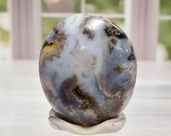 Small Ocean Jasper Palm Stone - 2019 -  Beautiful Colors, Gorgeous Patterns, Calming Energy, Gift Idea, Druzy Caves, Swirl Patterns