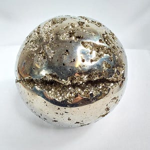Large Golden Pyrite Sphere: AAA Quality Crystal - 5lb 7oz