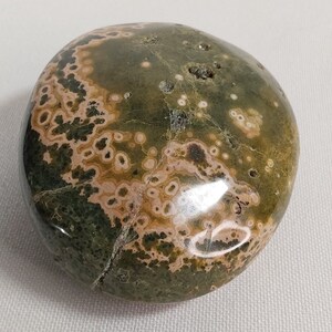 Rainbow Ocean Jasper Palm Stone - 165 - Nurturing Crystal