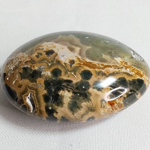 Ocean Jasper Palm Stone - 409 - Nurturing Crystal (2-1/4&quot;, 2oz)