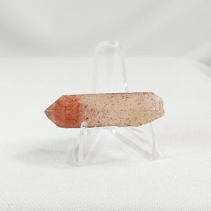 Lepidocrocite Fire Quartz - 815 - Red Quartz, Clear Quartz, Quartz Point, Unique Quartz, Quartz Specimen, Lepidocrocite Quartz, Fire Quartz