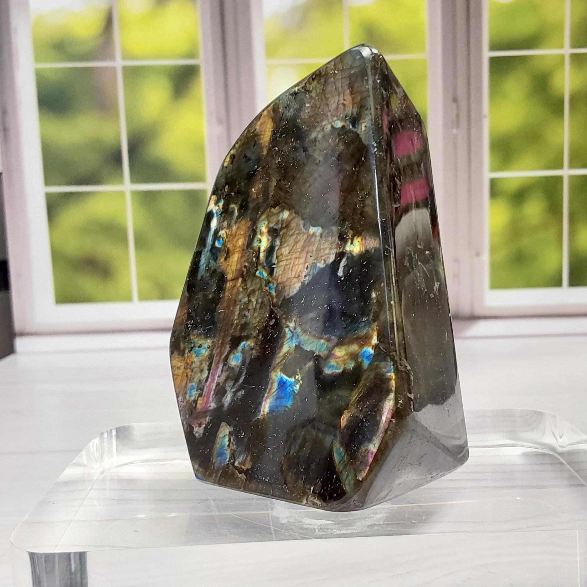 Spectrolite Color Spectrolite Free Form - 1028 - Vibrant Rainbow Flash, Intense Colors ...