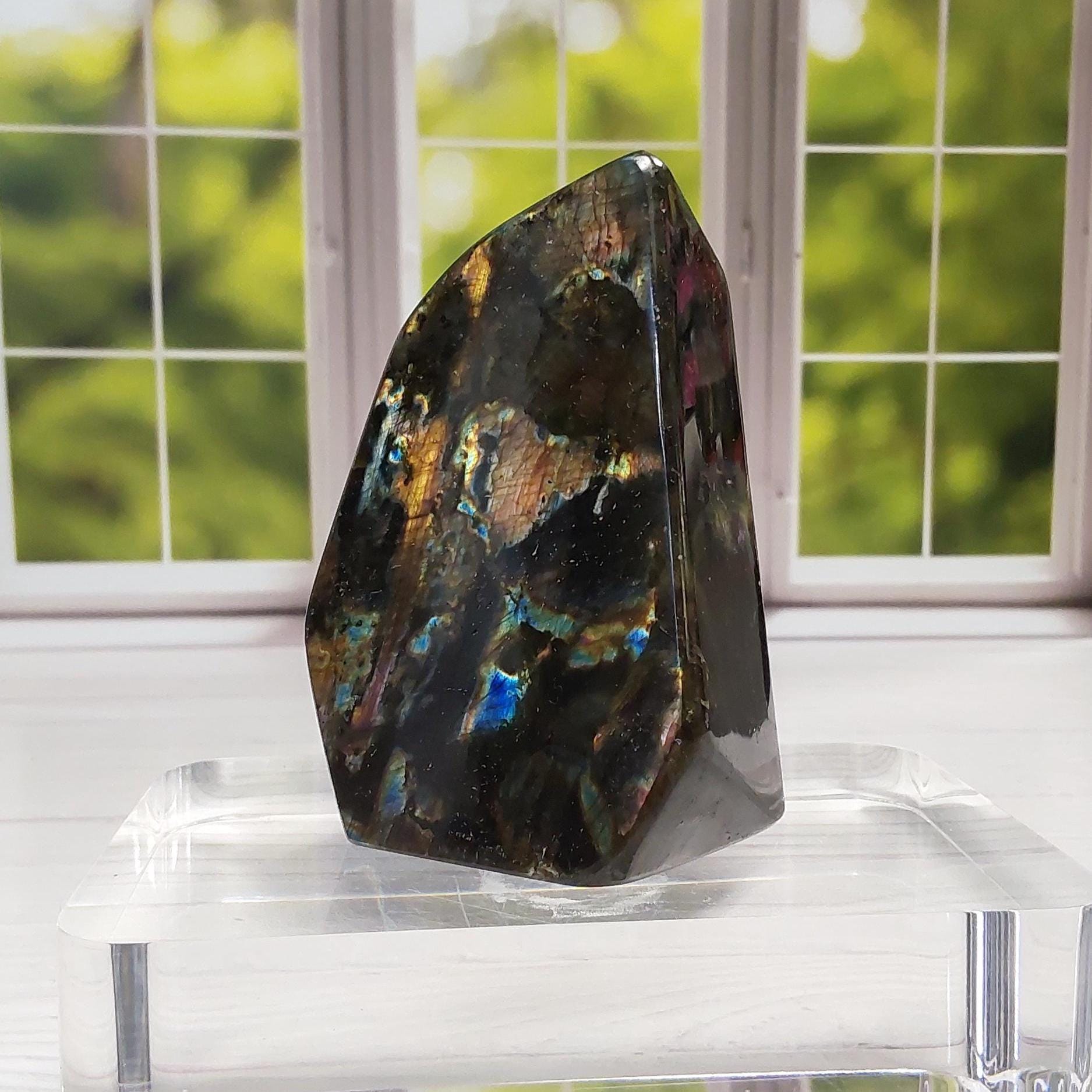 Spectrolite Color Spectrolite Free Form - 1028 - Vibrant Rainbow Flash, Intense Colors ...