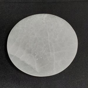 Raw Selenite Plate: Natural Cleansing Crystal (5 inch)