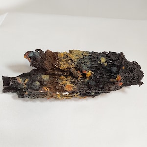 Gorgeous Goethite Stalactite - 001 - Rainbow of Colors, Rare and Hard to Find Goethite, Cabinet Specimens, Rare Minerals, Raw Goethite