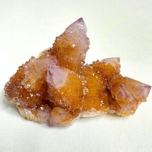 Spirit Quartz  - 052 -Amethyst Spirit Quartz Cluster, Very Sparkly, Frosty, Purple Spirit Quartz, Beautiful Points, Fast Shipping, Gift Idea