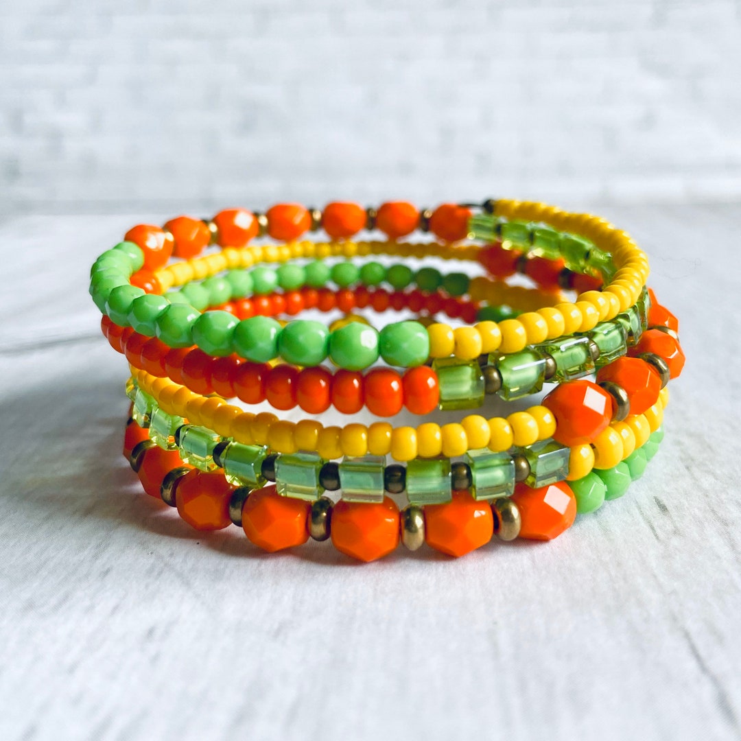 Memory Wire Bangle Memory Wire Cuff Bracelet Wrap Around Boho Bracelet