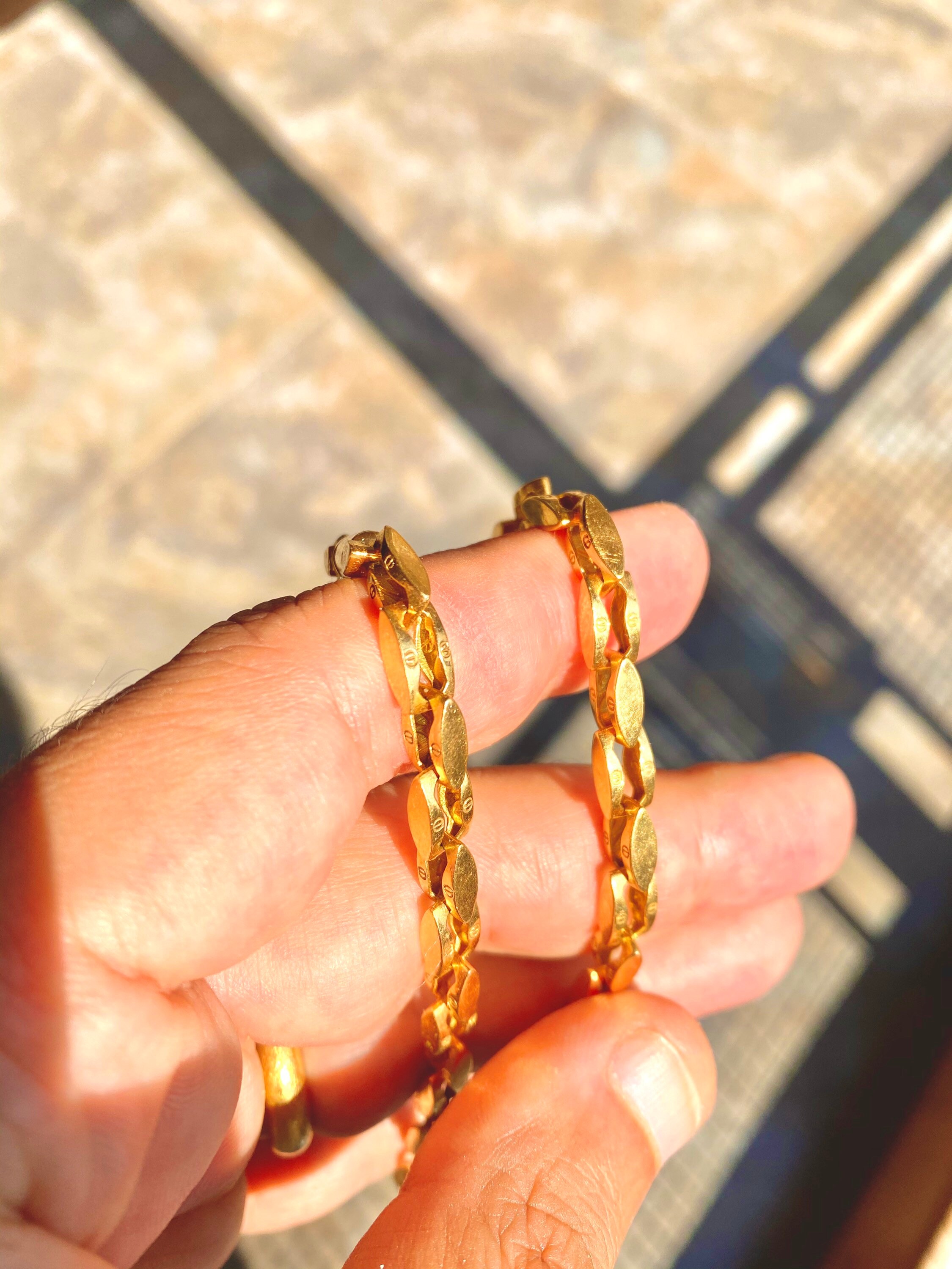 21k Gold Chain 57.44 Grams. Custom hand made Mens luxury solid Etsy