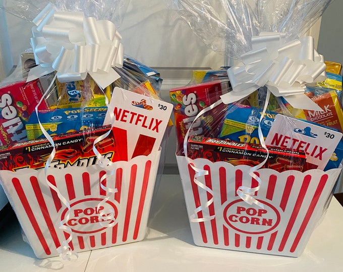 Quarantine and Chill Family Fun Basket With Netflix Gift Card Shipping ...