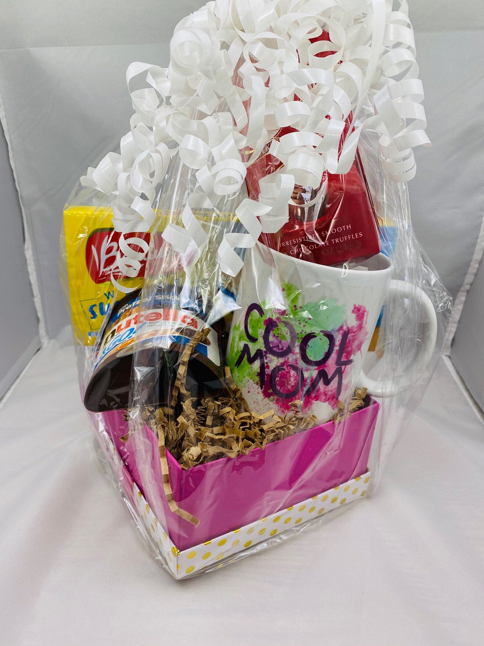 Mom's Mug Gift Basket Choose Your Mug Mother's Day Etsy