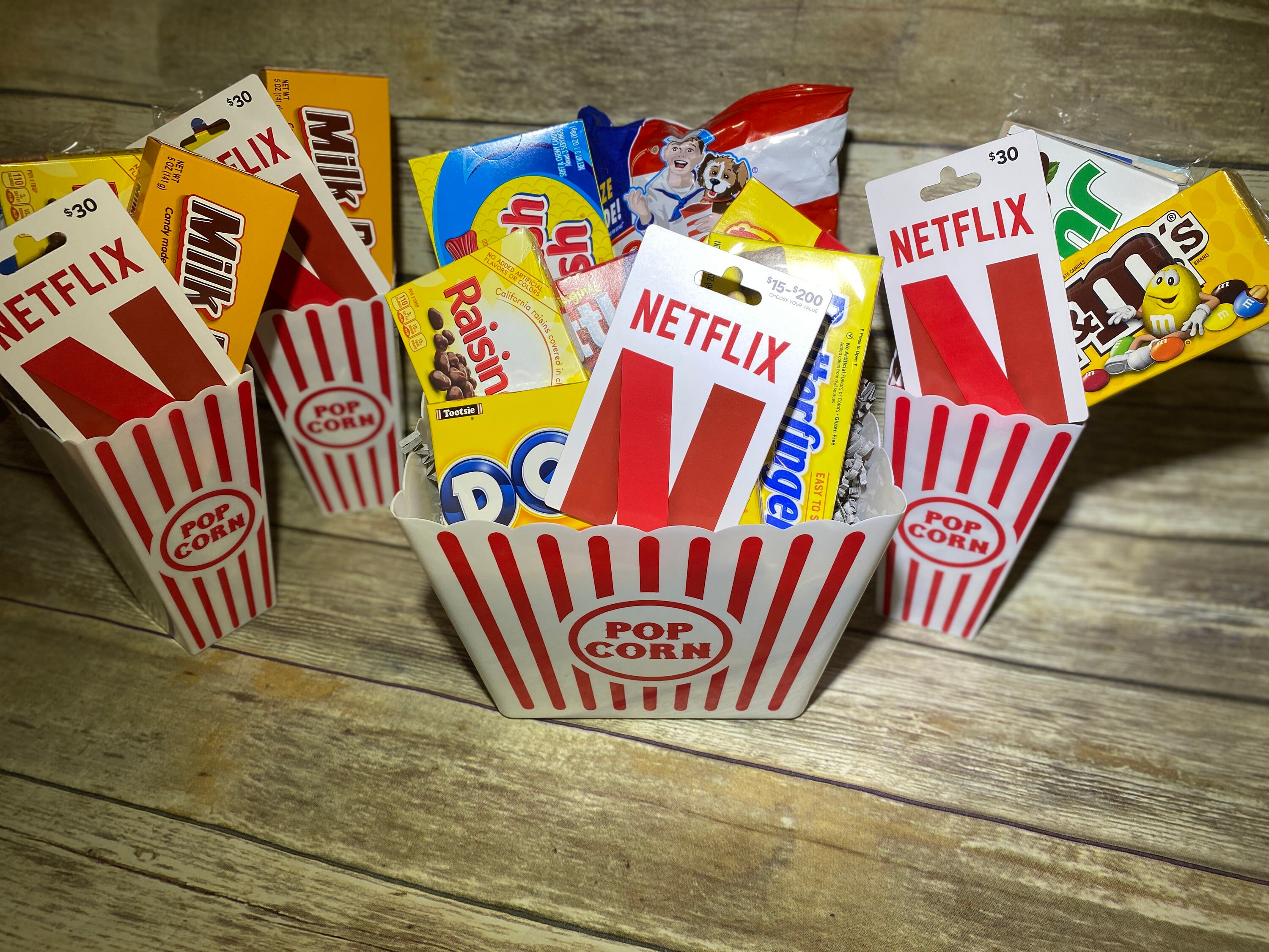 Quarantine and Chill Family Fun Basket with Netflix Gift Card Etsy