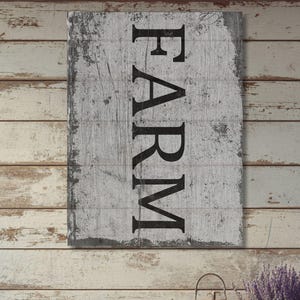Rustic Farm Barnboard FARM Printable Artwork, Shabby Chic, Farmhouse Decor