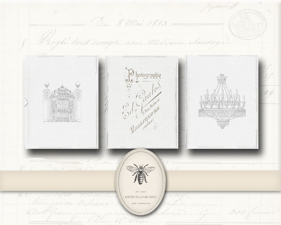 Printable Miniature Books, Shabby Chic Book Stack, Printable Decor ...