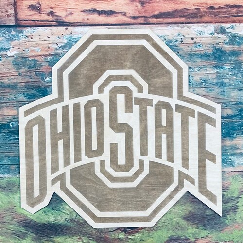 Ohio State Buckeyes Logo Wall Door Hanger or Cutout Etsy
