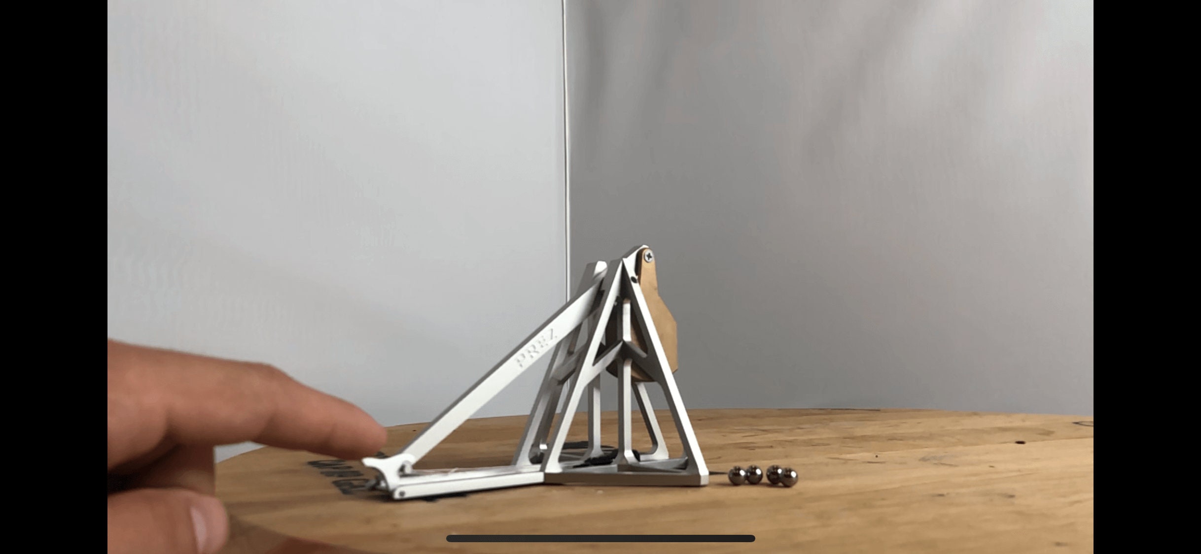 Mini Desktop Metal Trebuchet Cool Desktop Toy That Actually Etsy