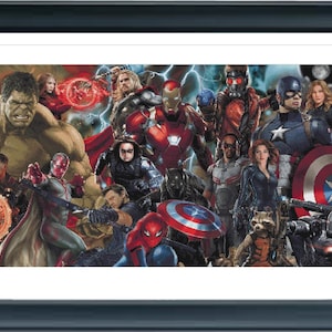 Avengers Cross Stitch Pattern, Pdf, Instant Download