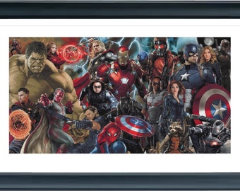 Avengers Cross Stitch Pattern, Pdf, Instant Download