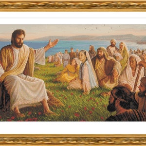 John the Baptist Cross Stitch pattern, Jesus Christ Cross Stitch, Religious Cross Stitch Pattern, Pdf, Instant Download