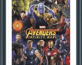 Avengers cross stitch pattern, Avengers Infinity War cross stitch pattern, Pdf instructions, Instant Download