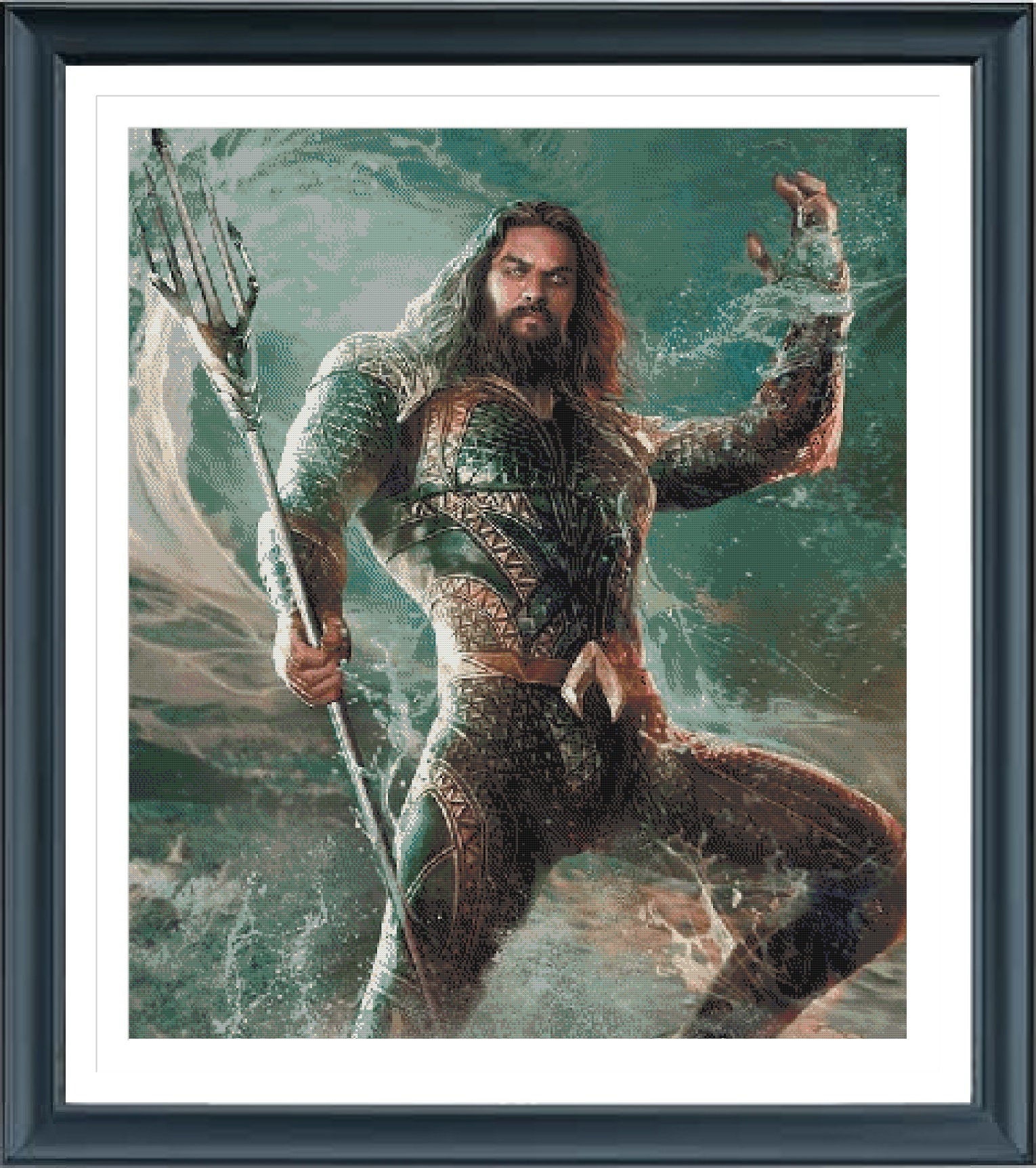 Download Aquaman Cross Stitch Pattern Jason Momoa Cross Stitch Etsy