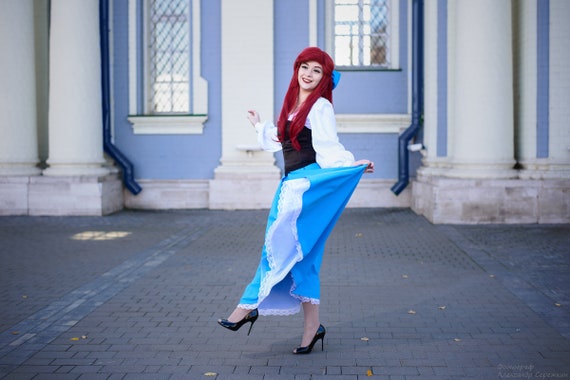 robe bleu ariel