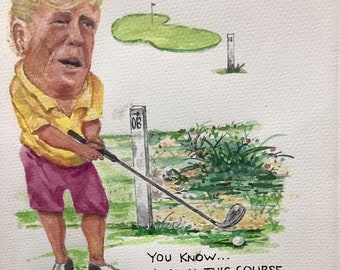 I Own This Course - Watercolor Print Experiences On The Golf Course