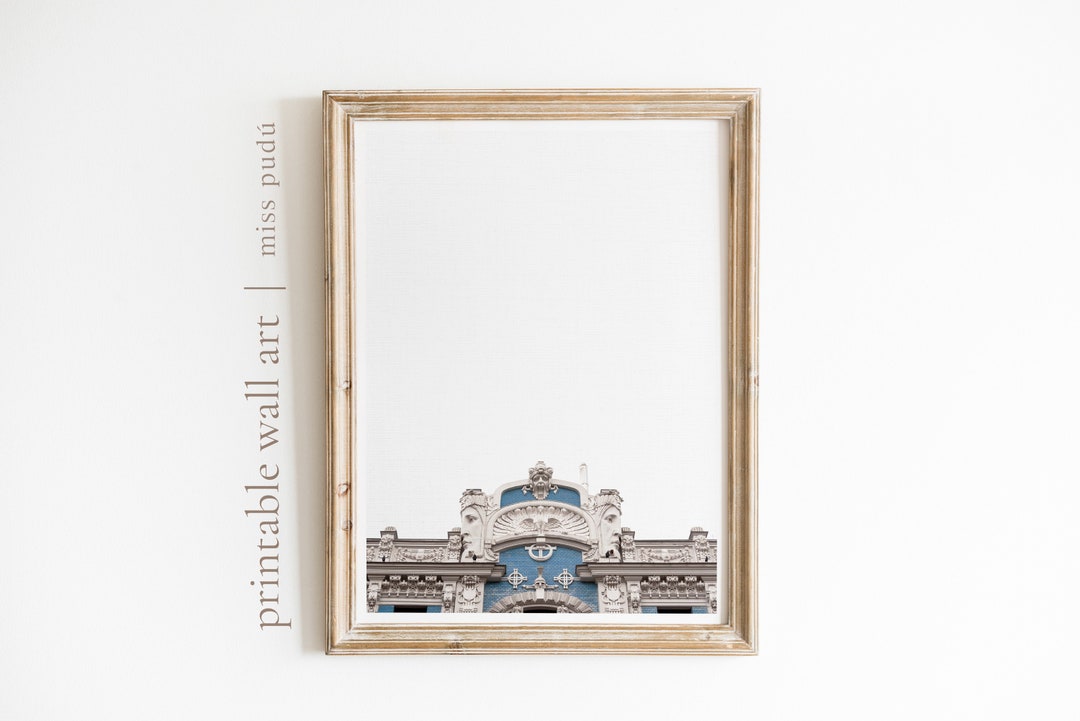 Riga Printable Photography Art Nouveau Building Print Digital Download