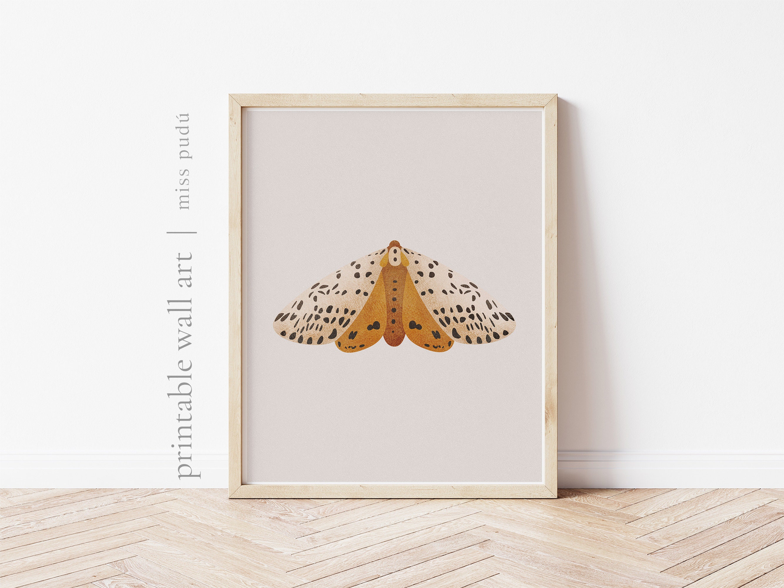 Printable Moth Wall Art (digital Download) | Nocturnal Insect ...